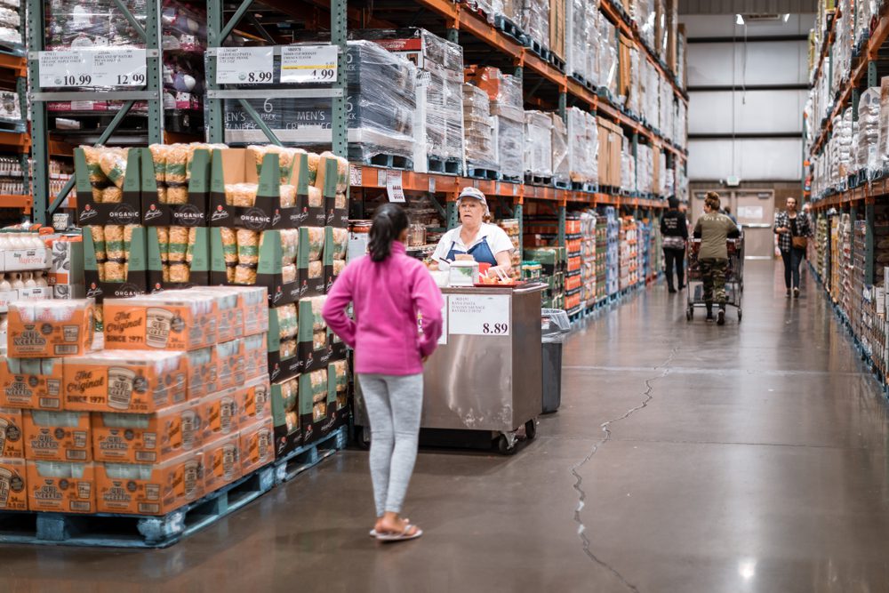Costco samples.