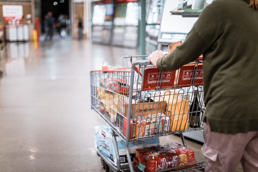 Costco shopping.