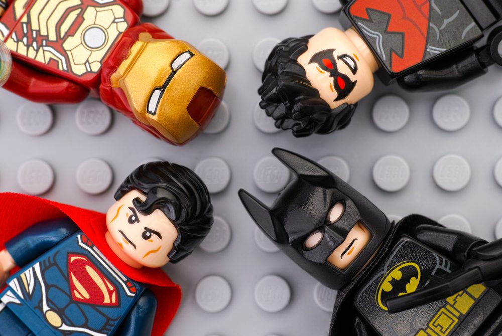 Lego figurines.