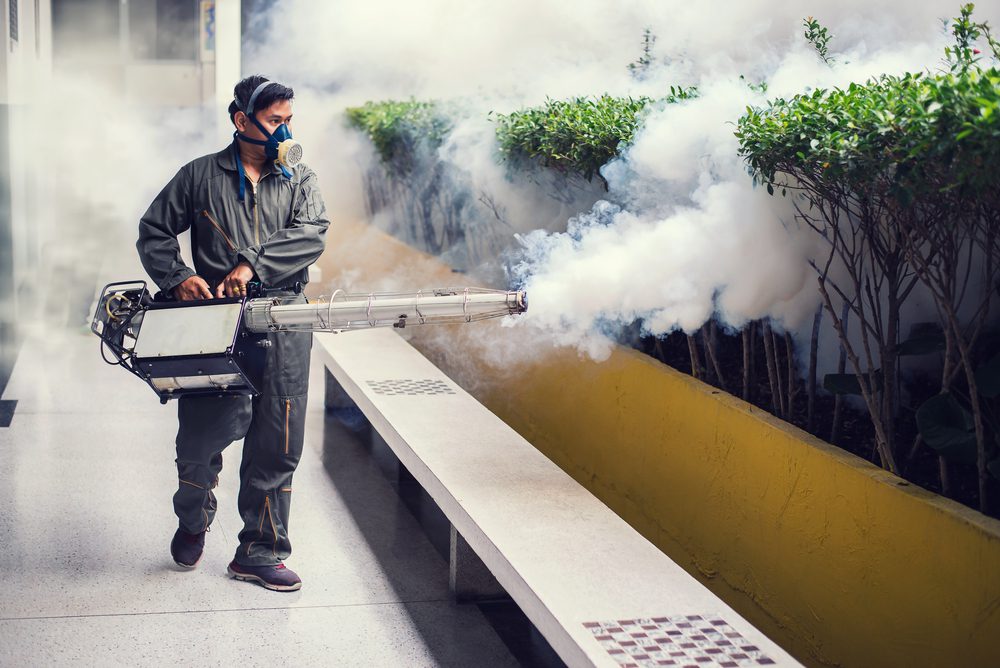 Pest control worker.