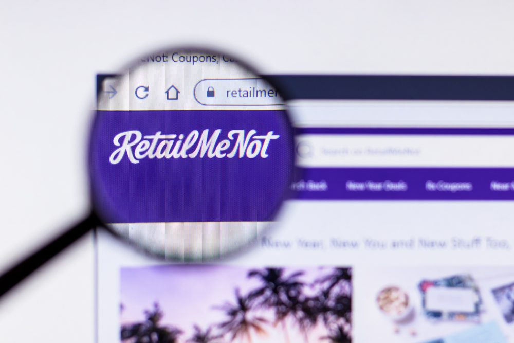 Retailmenot website.