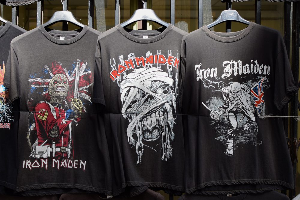 Vintage concert tee-shirts.