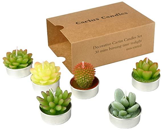 Cactus candles.