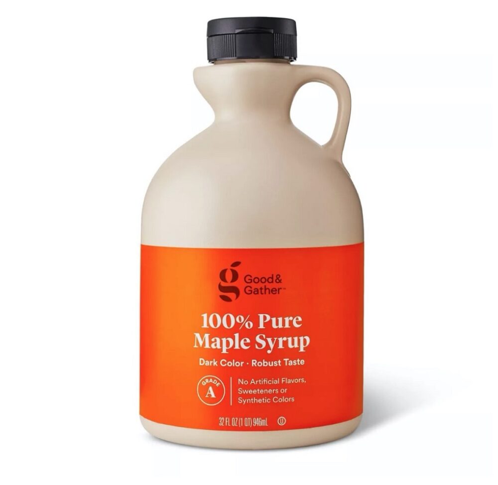Target maple syrup.