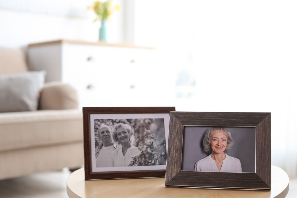 Picture frames.