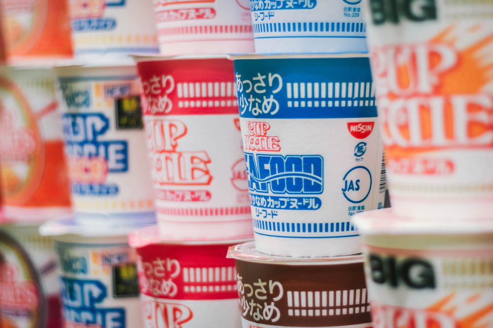 Instant ramen noodles.