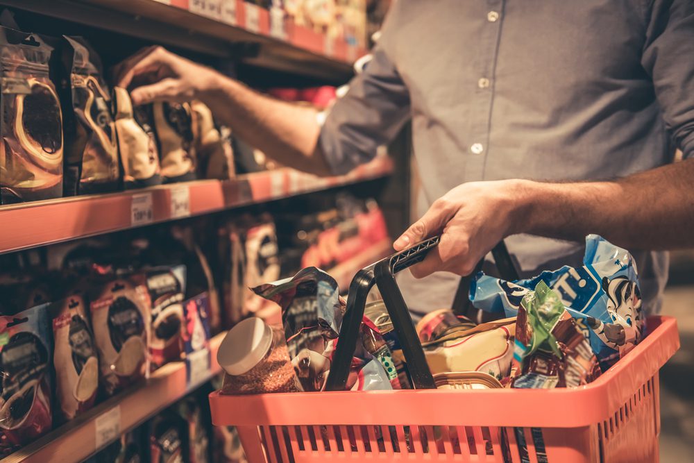 Shopping basket.