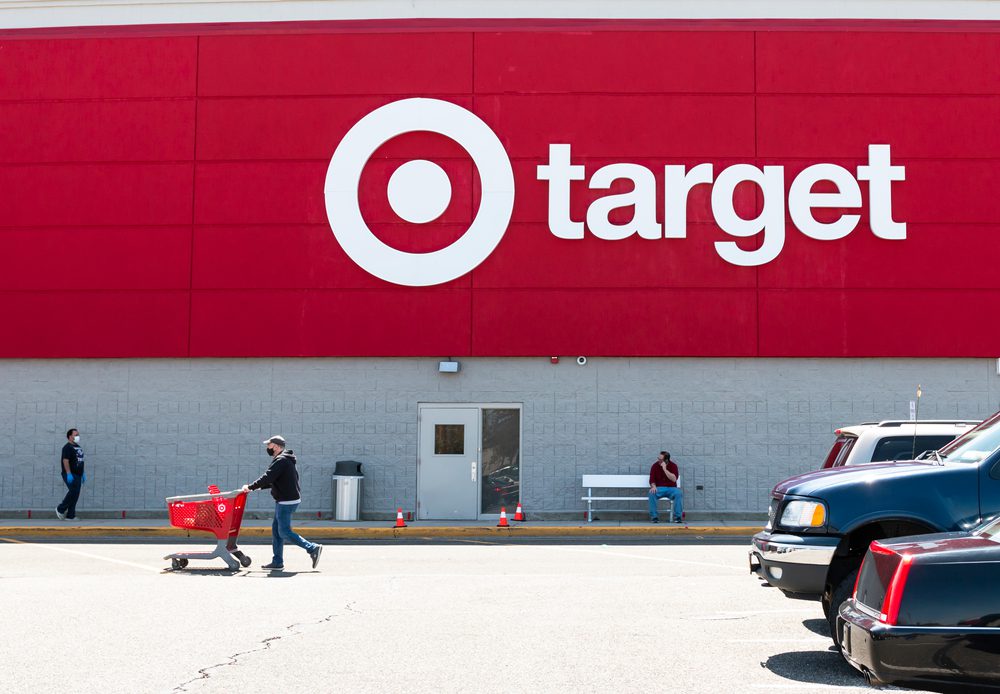 Target parking lot.