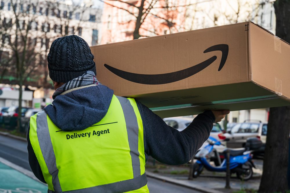 Amazon delivery agent.