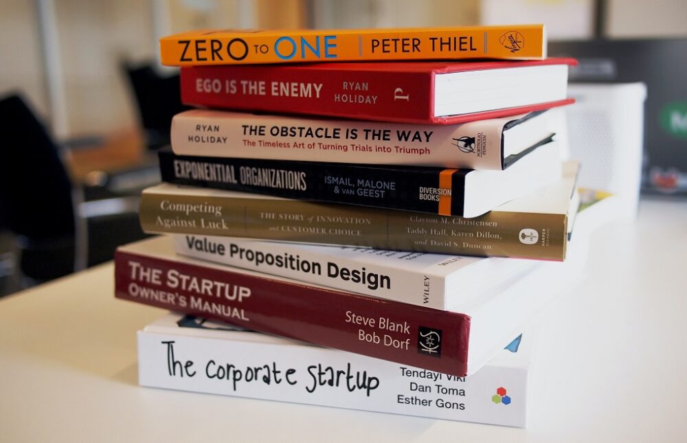 Pile of books.