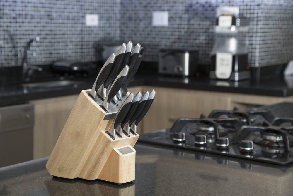 Kitchen knives.