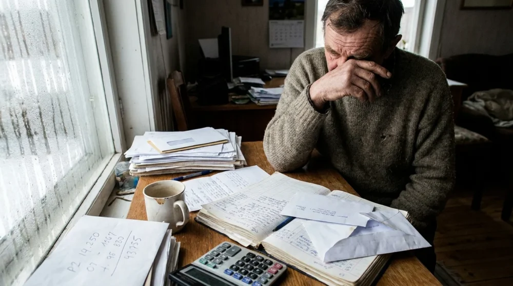 Editorial photograph illustrating: The Economic Snapshot: Why Retirement Planning Requires Unforgiving Discipline